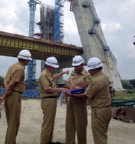  Pembangunan Jembatan Siak IV Capai 59 Persen